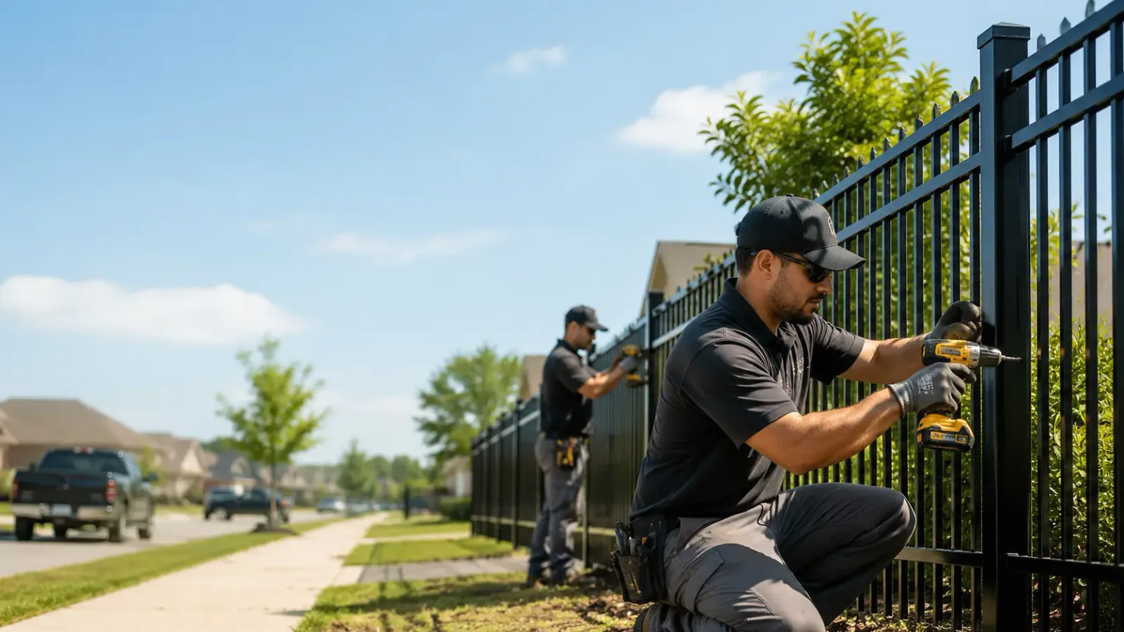 Metal Fence Installation in Bailey, TX